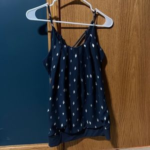 Women’s blue tank top